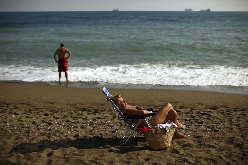 © Reuters. Tras un otoño cálido, el invierno tendrá valores superiores a la media