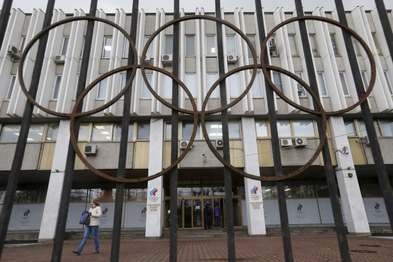 © Reuters. وكالة:وزارة الرياضة الروسية تعلن استقالة إدارة الوكالة الروسية لمكافحة المنشطات