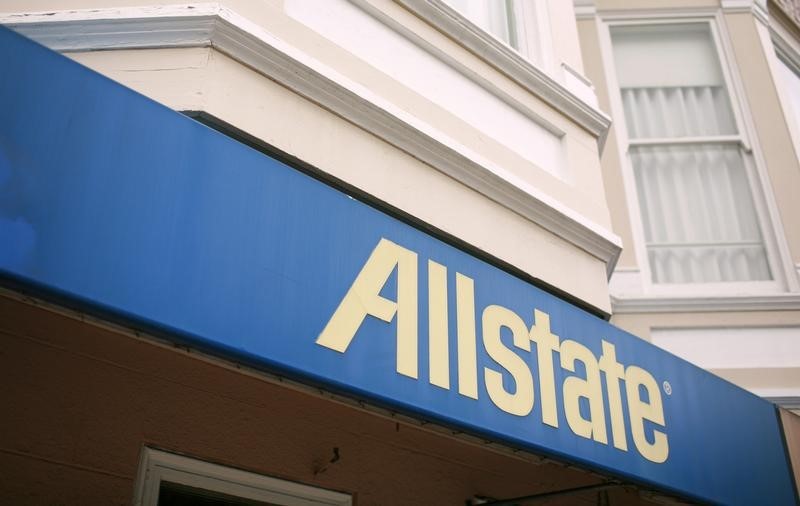 © Reuters. Allstate insurance office shown in San Francisco
