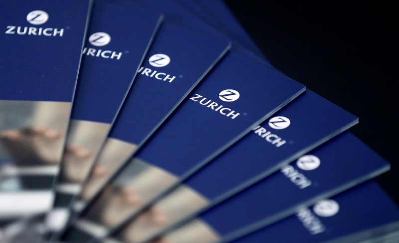 © Reuters. Zurich Insurance Group brochures are seen before the annual news conference in Zurich