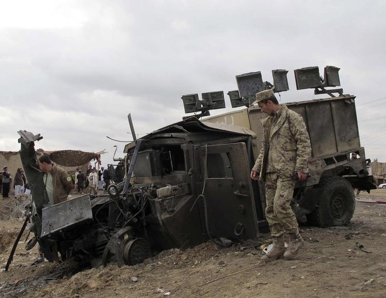 © Reuters. القوات الأفغانية تستعيد منطقة في هلمند من طالبان