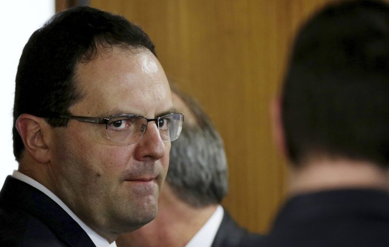 © Reuters.  Brazil's Planning Minister Nelson Barbosa is pictured after a ceremony in the Planalto Palace in Brasilia