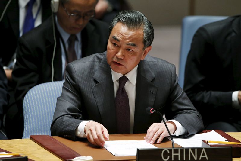 © Reuters. الصين تدعو أمريكا إلى احترام المصالح الأساسية لها