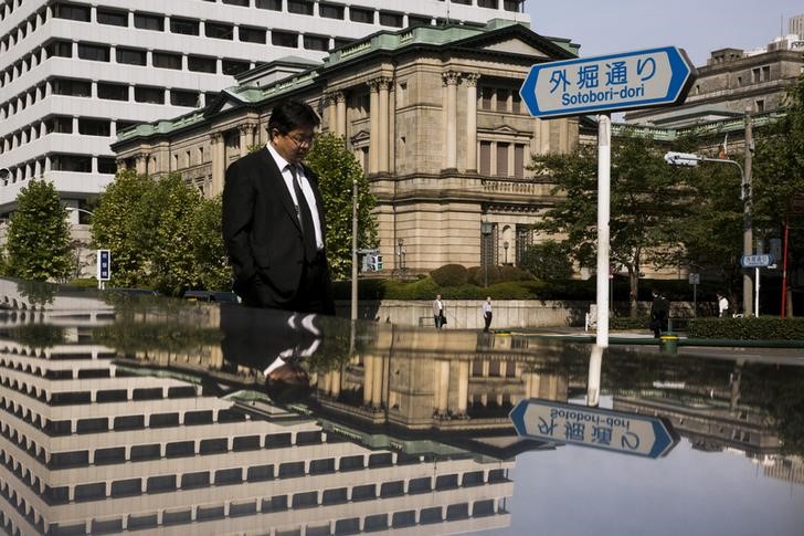 © Reuters. Sede do banco central japonês, em Tóquio