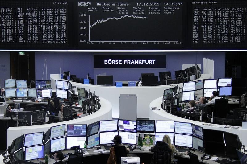 © Reuters. La Borsa di Francoforte