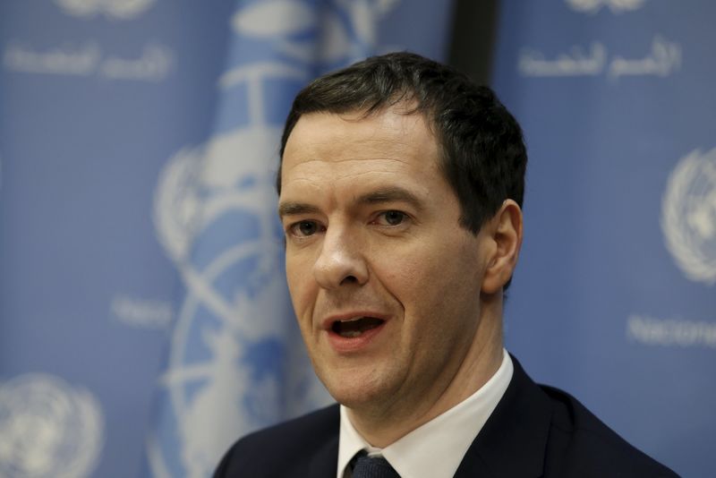 © Reuters. British French and U.S. finance ministers hold news conference after U.N. Security Council meeting at U.N. headquarters in New York