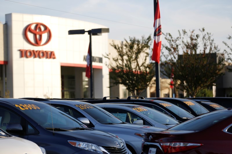 © Reuters. TOYOTA, N°1 MONDIAL DES VENTES EN NOVEMBRE