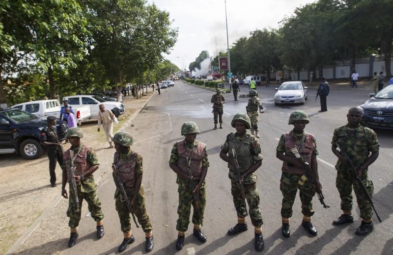 © Reuters. شهود: الجيش النيجيري يصد هجوما لبوكو حرام قرب عاصمة ولاية بورنو