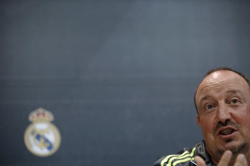 © Reuters. Hay una campaña mediática contra el Real Madrid, dice Benítez 