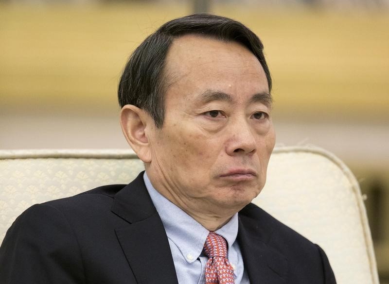 © Reuters. Jiang, then Chairman of China National Petroleum Corporation (CNPC), is pictured in Beijing