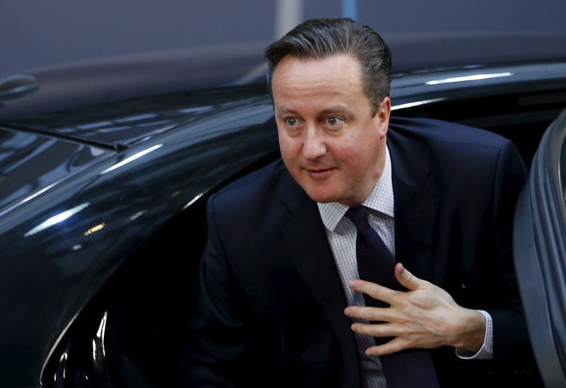 © Reuters. Premiê britânico, David Cameron, em Bruxelas