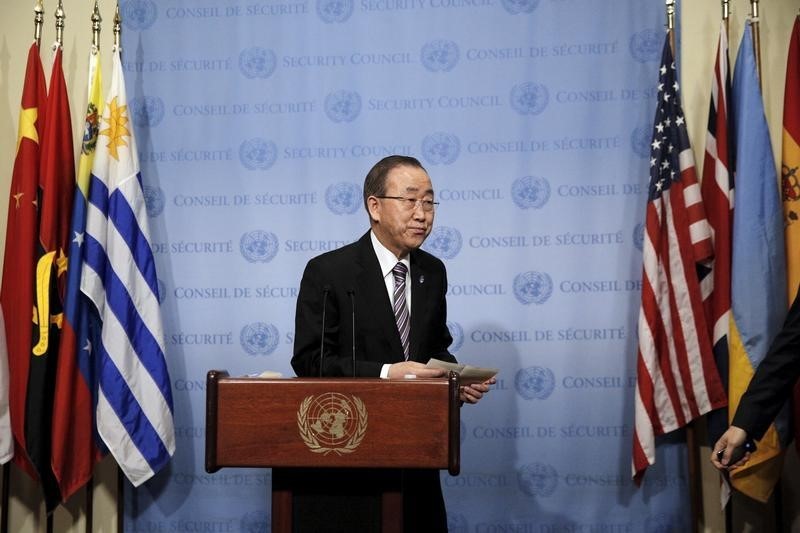© Reuters. الأمم المتحدة تدين التجربة النووية الكورية الشمالية