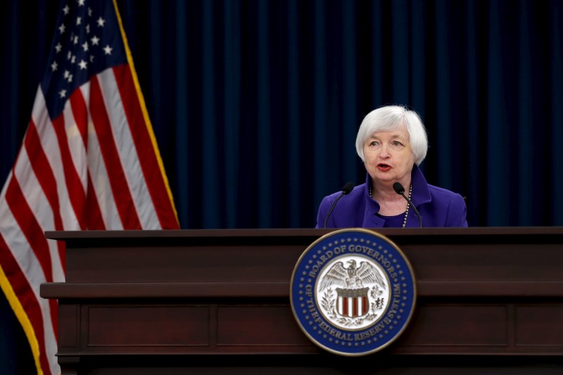 © Reuters. Yellen holds a news conference in Washington