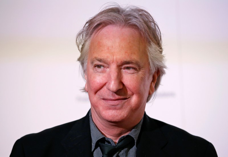 © Reuters. Ator britânico Alan Rickman, que morreu aos 69 anos