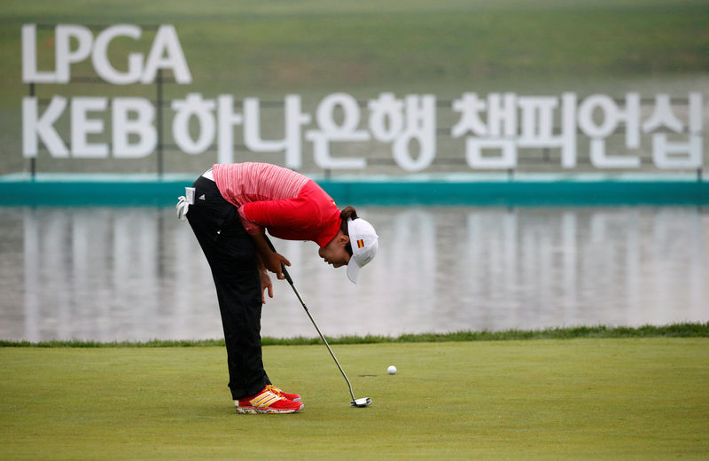 © Reuters. Golf - LPGA KEB Hana Bank Championship