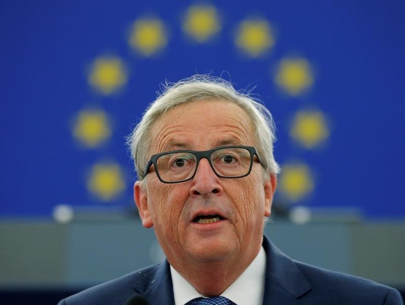 © Reuters. Il presidente della Commissione Ue  Jean-Claude Juncker