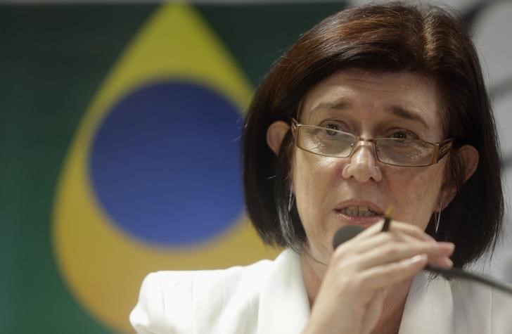 © Reuters. Magda Chambriard durante entrevista no Rio de Janeiro