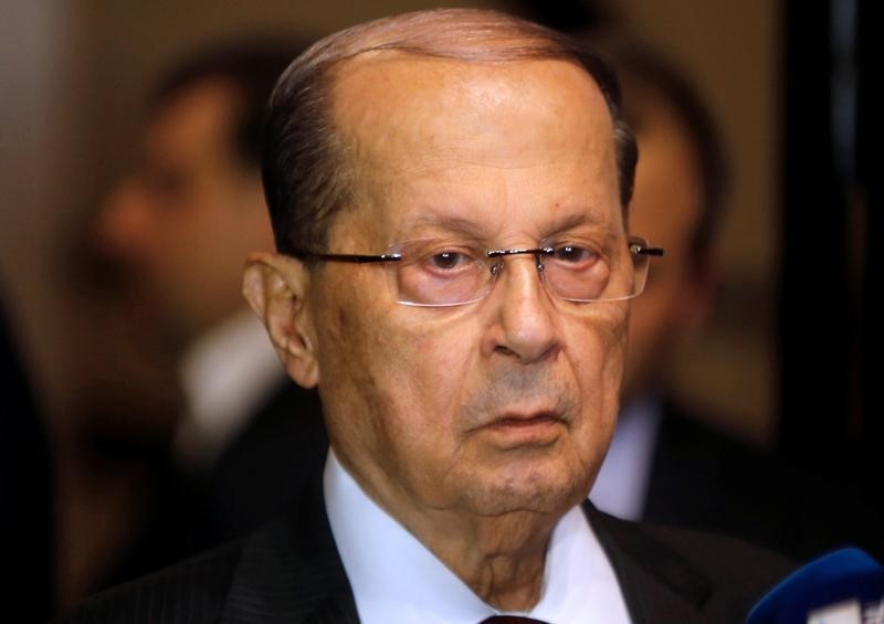 © Reuters. برلمان لبنان ينتخب قائد الجيش السابق العماد ميشال عون رئيسا للجمهورية