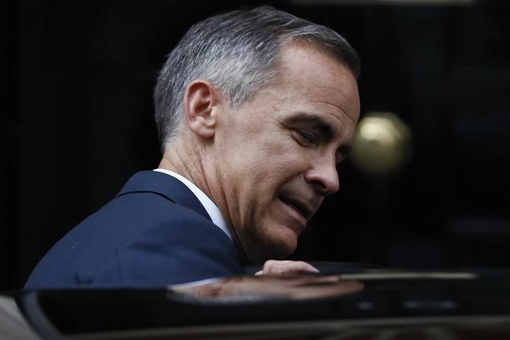 © Reuters. Bank of England governor Mark Carney leaves Number 10 Downing Street in central London