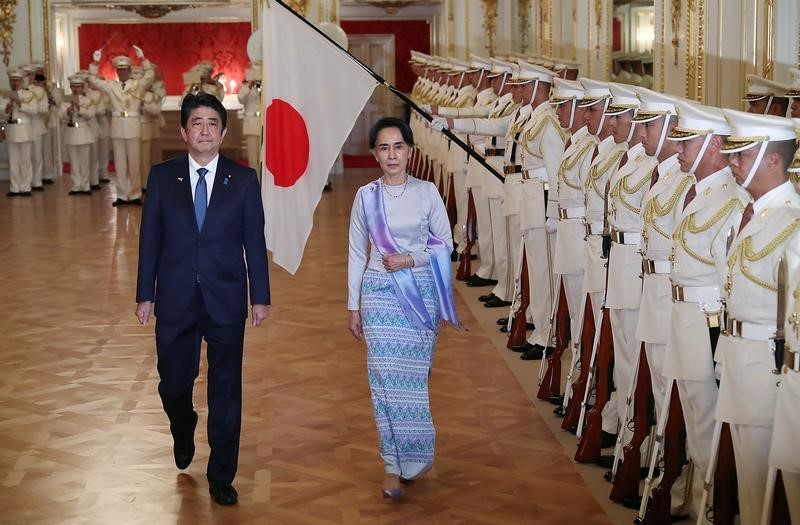 © Reuters. اليابان تقدم مساعدات قدرها 7.73 مليار إلى ميانمار