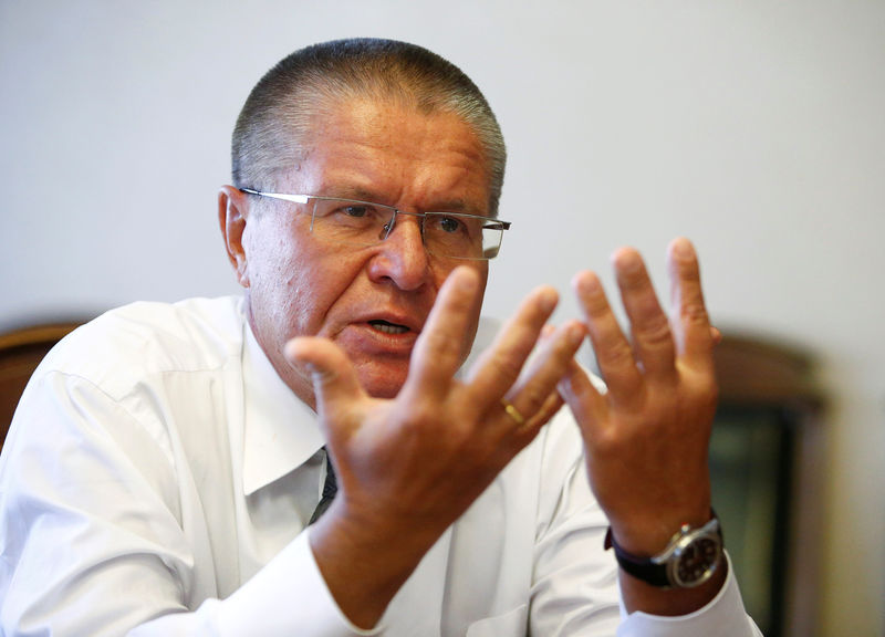 © Reuters. Russian Economy Minister Ulyukayev gives interview in Moscow