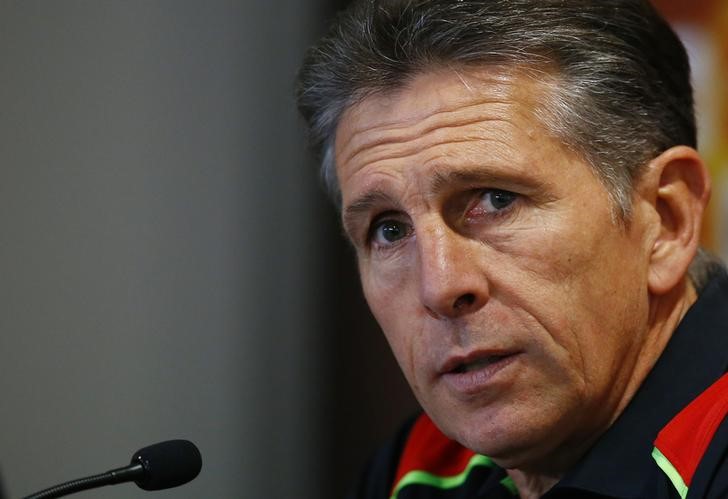 © Reuters. Southampton manager Claude Puel during the press conference