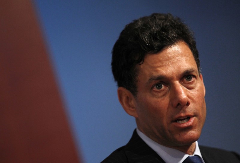 © Reuters. Strauss Zelnick, CEO and Chairman of the Board of Take-Two Interactive Software, speaks at the Reuters Global Media Summit in New York