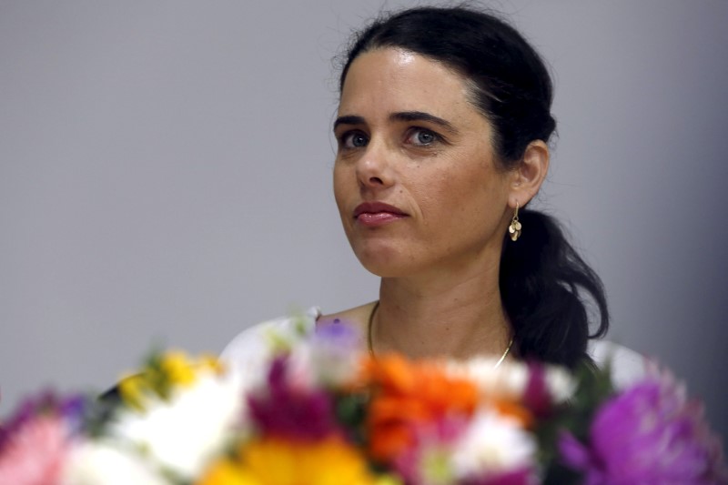 © Reuters. رئيسة المحكمة العليا في إسرائيل تنتقد وزيرة العدل