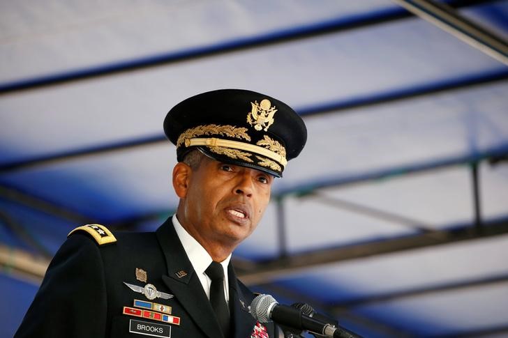 © Reuters. قائد أمريكي: نشر منظومة ثاد للدفاع الجوي في كوريا الجنوبية خلال عشرة أشهر