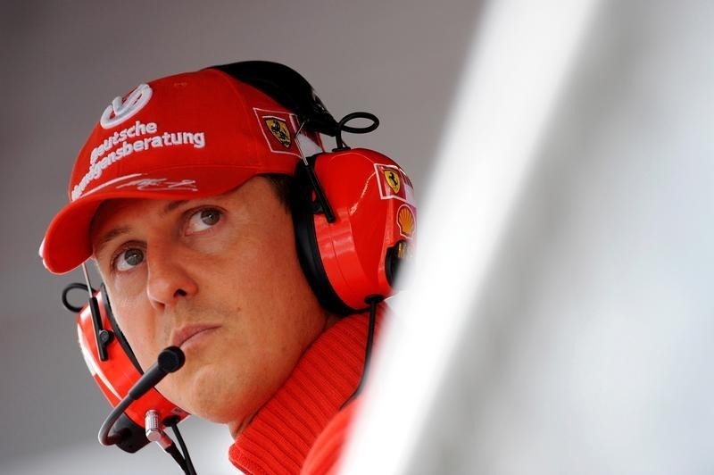 © Reuters. Schumacher ha mostrado "señales alentadoras", dice Brawn
