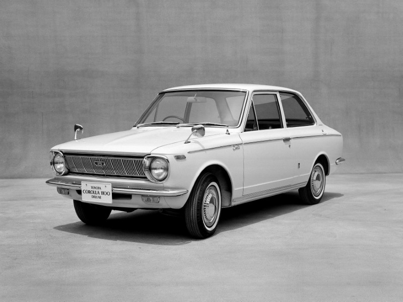 © Reuters. Toyota Motor Corp's first generation model of Corolla car is seen in this undated handout  image and released by Toyota Motor Corporation