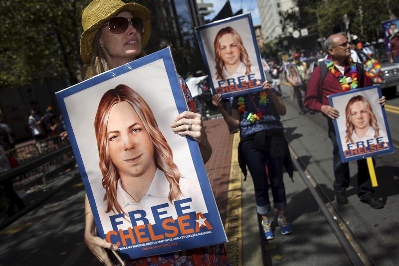 © Reuters. محام: تشيلسي مانينج حاولت الانتحار للمرة الثانية في السجن