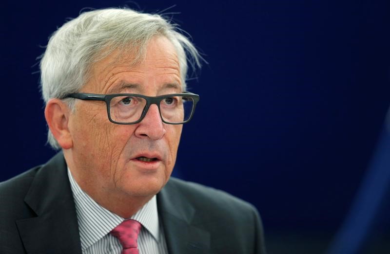 © Reuters. Juncker pide que las firmas europeas no hagan acuerdos propios por el Brexit