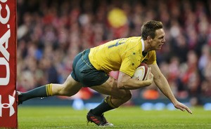 © Reuters. Australia's Dane Haylett-Petty scores a try