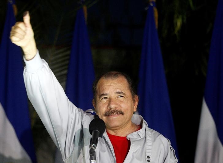 © Reuters. Presidente da Nicarágua, Daniel Ortega