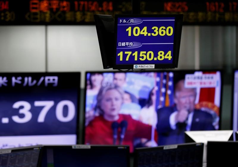 © Reuters. La bolsa española cae más de un 2 por ciento tras la victoria de Trump