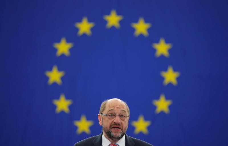 © Reuters. رئيس البرلمان الأوروبي يأمل في "تعاون عقلاني" مع ترامب
