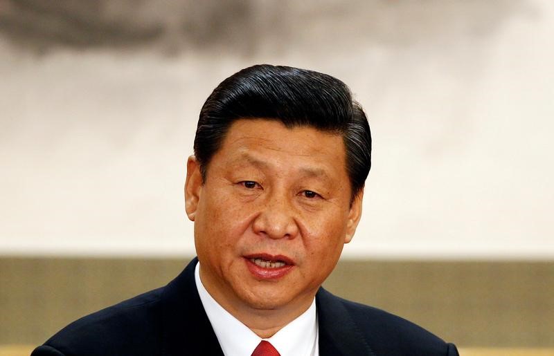 © Reuters. الرئيس الصيني يهنئ ترامب بفوزه بالرئاسة الأمريكية