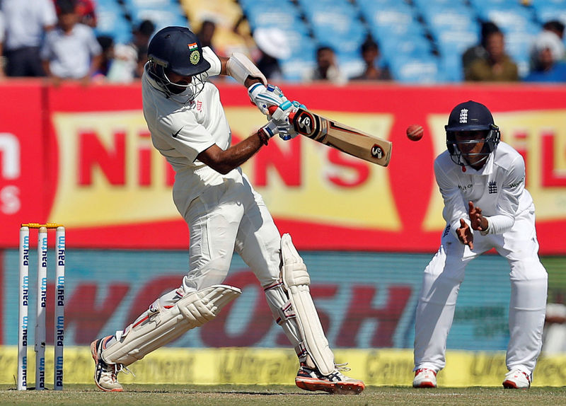 © Reuters. Cricket - India v England - First Test cricket match - Saurashtra Cricket Association Stadium, Rajkot