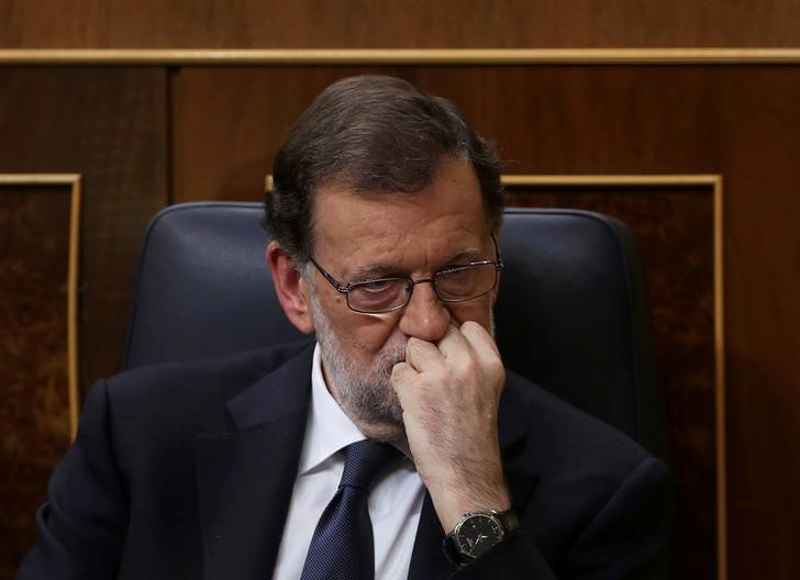 © Reuters. Il primo ministro spagnolo Mariano Rajoy