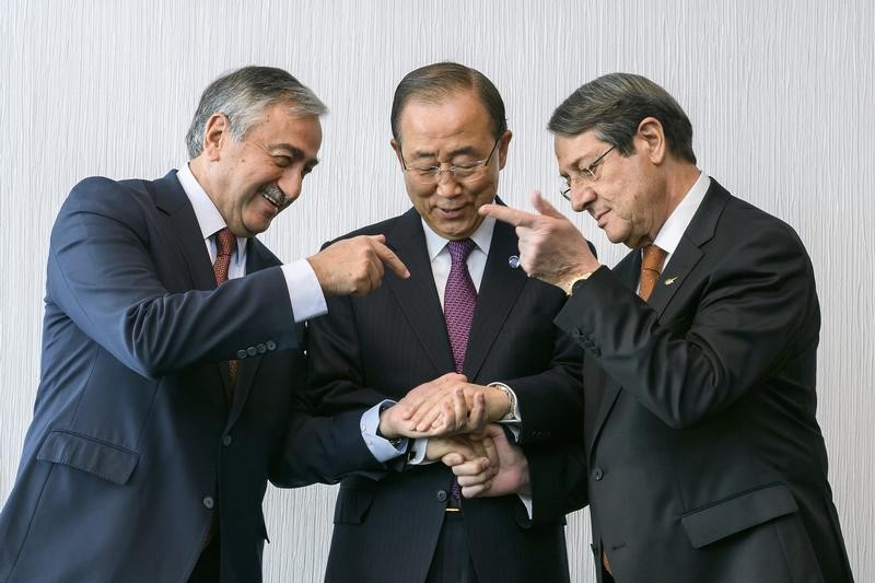 © Reuters. الأمم المتحدة: محادثات إعادة توحيد قبرص تحقق تقدما وتُستأنف في 20 نوفمبر