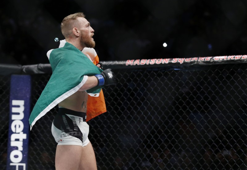 © Reuters. MMA: UFC 205-McGregor vs Alvarez