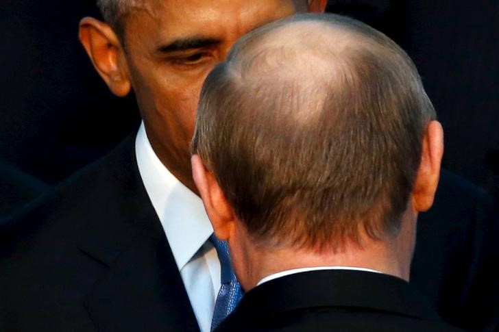 © Reuters. متحدث باسم الكرملين: بوتين ربما يبحث ملف سوريا مع أوباما في بيرو