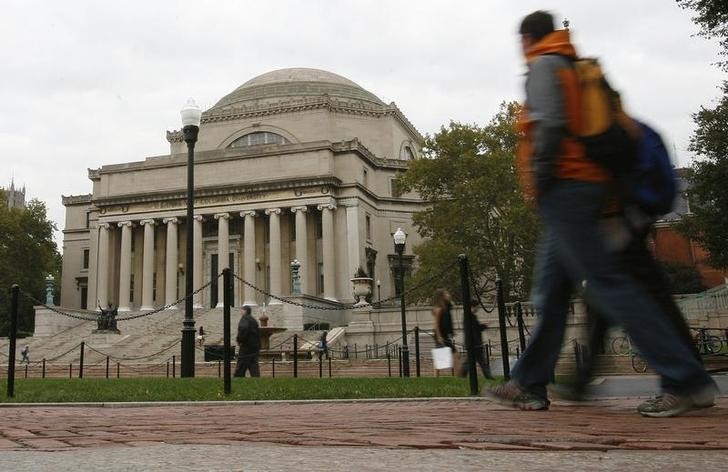 © Reuters. Columbia suspende a su equipo de lucha libre por comentarios sexistas, racistas y homófobos