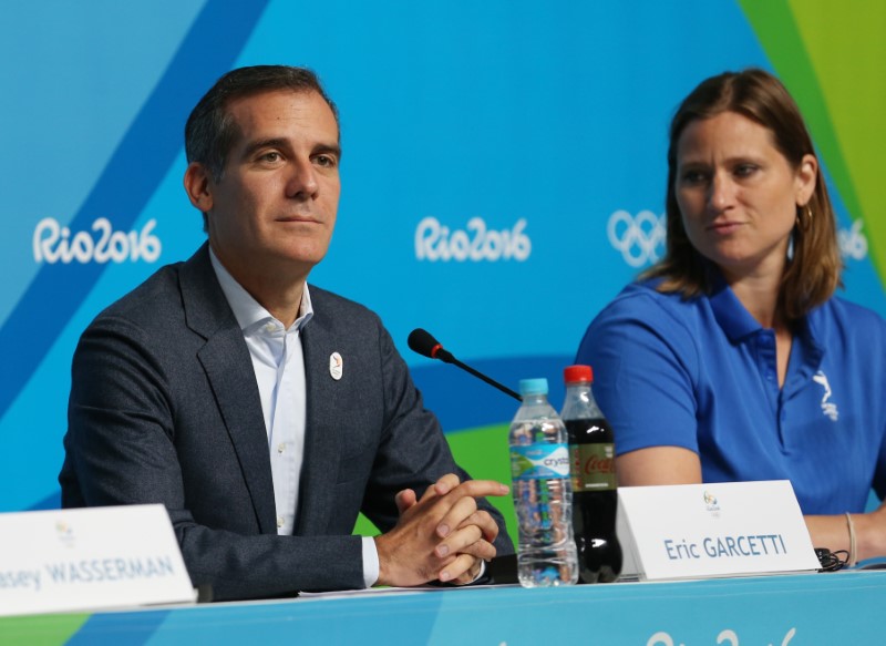 © Reuters. Olympics: LA2024 Press Conference