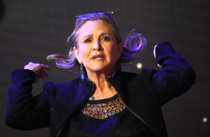 © Reuters. Carrie Fisher, durante evento em Londres