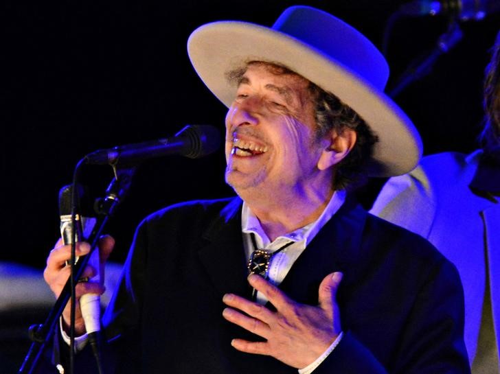 © Reuters. Bob Dylan durante show em Paddock Wood