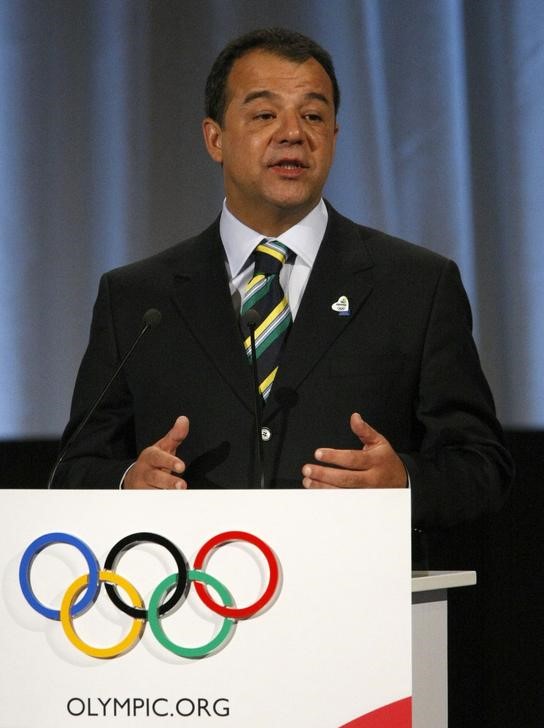 © Reuters. Ex-governador do Rio de Janeiro Sérgio Cabral durante discurso em Assembleia do COI em Copenhague