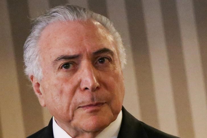 © Reuters. Presidente Michel Temer durante evento em Nova York