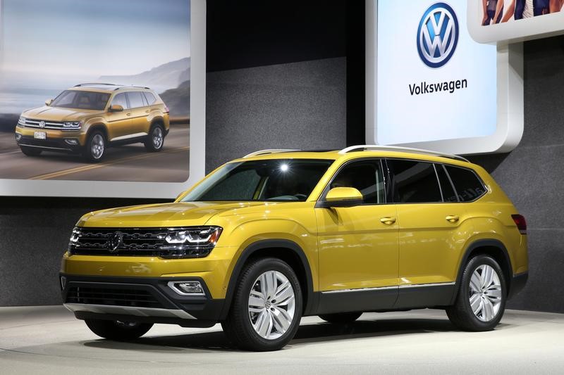 © Reuters. The 2018 Volkswagen Atlas is unveiled in Los Angeles